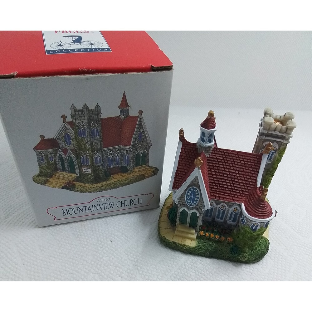 Liberty Falls Collection Mountain view Church  Box‎ Included AH 160 1998